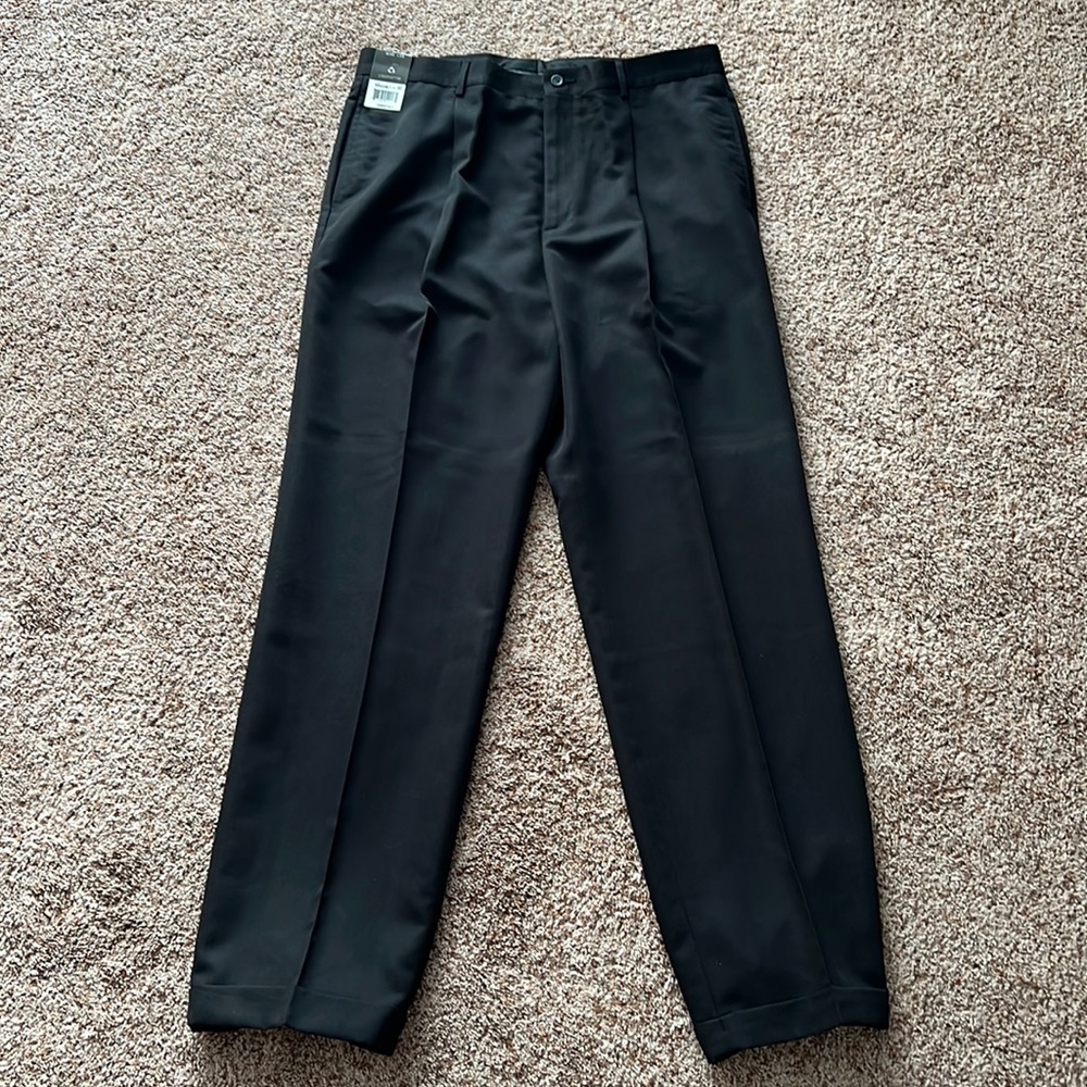 Claiborne, size 36/34, brand new with tags, all black